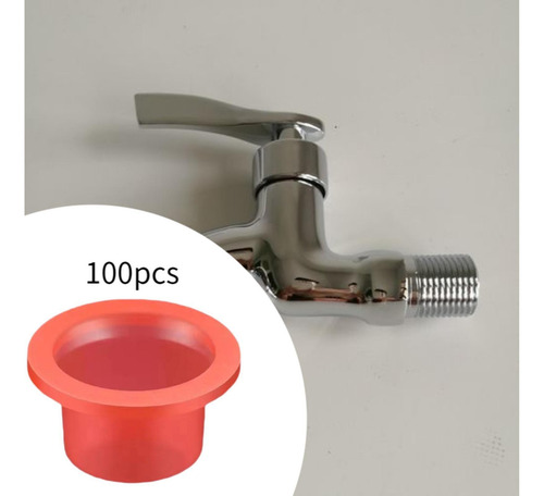 2 X 100 Juntas De Sellado A Prueba De Fugas Para Grifo, Rojo