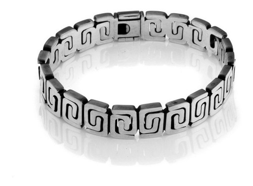 Pulsera Greca De Plata 0.925