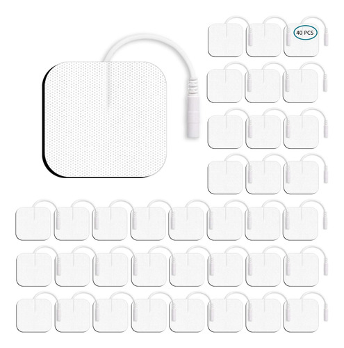 Tens Unidad De Electrodo Pots 40 Piezas, Almohadillas De Uni