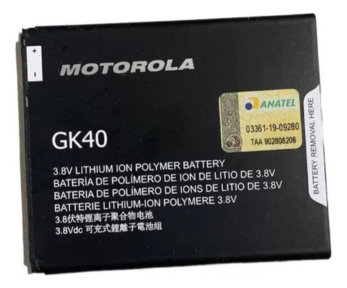 Ba-ter-ia Gk40 Motorola Moto G4 Play Xt1600 Ja