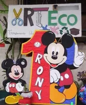 Comprar Piñatas De Números Mickey Minie Mickey Rey Mickey Safar