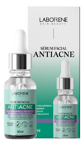 Kit 03 Sérum Facial Antiacne Ação Firmadora Laborene 30ml