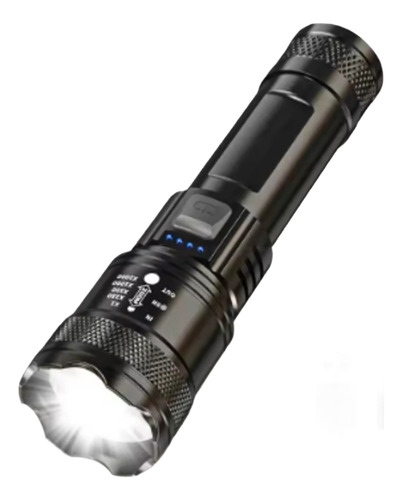 Lanterna Com Martelo De Emergência E Laser Branco 2000lm Ori Lanterna Preto