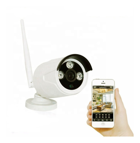 Imagen 4 de 6 de Kit Nvr Inalámbrico 4 Canales + 4 Cámaras Ip Wifi 960p