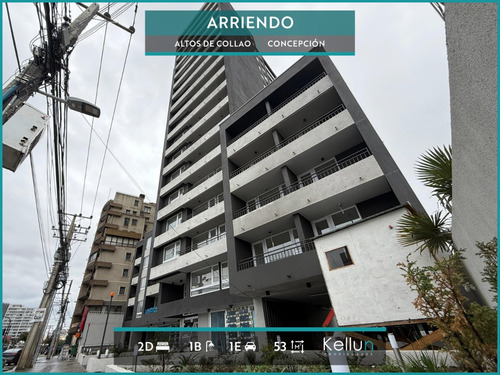 Arriendo | Altos De Collao | 2 Dormitorios 1 Baño