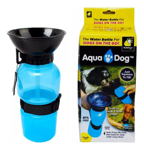 Bebedero Botella De Agua Portátil Ideal Paseos Para Perros