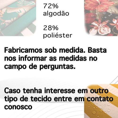 6 Assento Espuma 40x40 Impermeável Acquablock Almofada D33