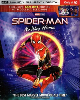 Spider-man No Way Home Target Pelicula 4k Uhd + Blu-ray