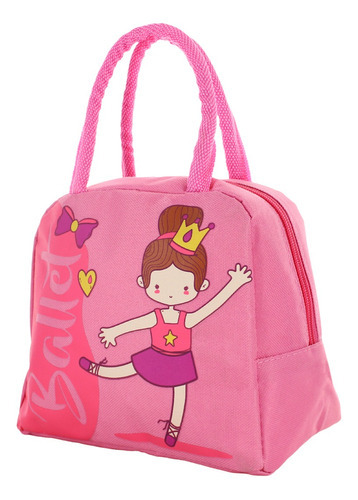 Disney Jr Lonchera Termica Escolar Bailarina Rosa 83484