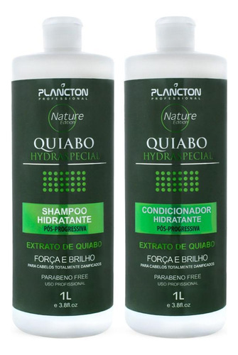Plancton Quiabo Kit Shampoo E Condicionador (2x1l)