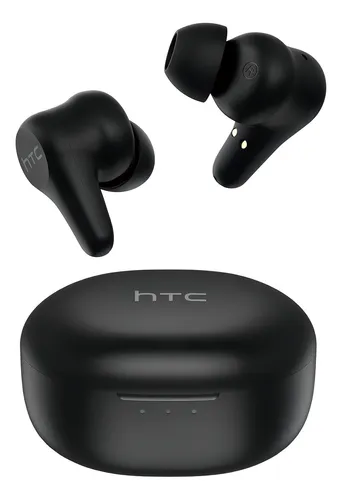comprar Audífonos Inalámbricos Htc E-mo1 Audifonos In Ear Auriculares Bluetooth 5.3 Color Negro Con Microfono Con Estuche Compatible Con Huawei Xiaomi Sony Samsung iPhone Alta Cancelación Ruido Anc