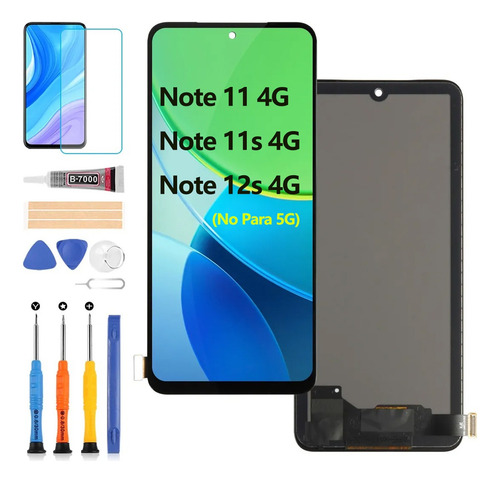 Para Redmi Note 11/11s 4g/12s 4g Pantalla Display Incell