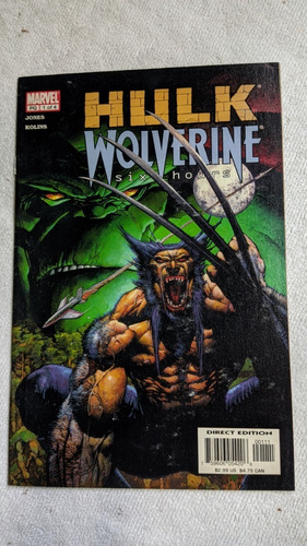 Hulk Wolverine Six Hours # 1 Marvel Comics En Ingles  Batman