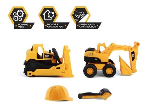 Set De Arena Cat Tough Machines 5 Piezas