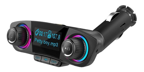 Modulador De Transmissor Fm Bluetooth De Cabeça Dupla Car Ra
