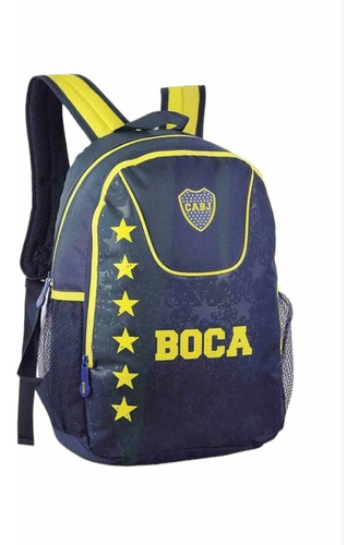 Mochila Boca Juniors Grande Licencia Oficial 17,5