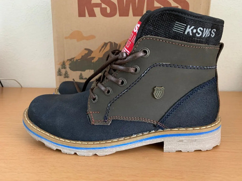 Botas K Swiss Azul Mod Ks Hiker Boot | Meses sin intereses