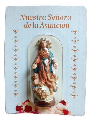 Antigua Estatuilla Nuestra Señora De La Asunción 