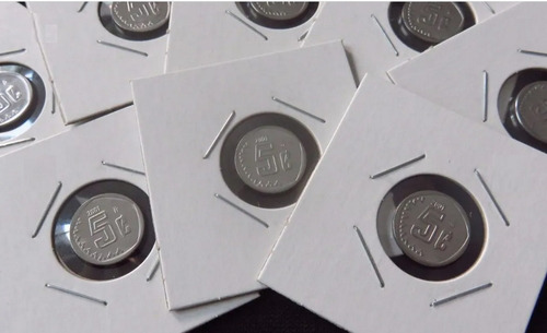 Imagen 2 de 2 de Moneda 5 Centavos 2001 Bu Nueva Las Mas Cotizadas