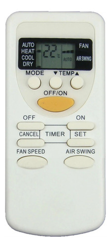 Controle Remoto Ar Condicionado Split Panasonic A75c2581 Cor Branco
