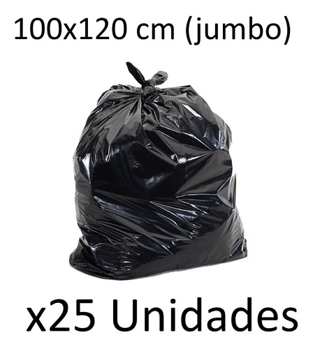 25 Bolsas De Basura 100x120 Cm - g a $2086