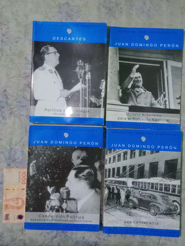 4 Libros Juan Domingo Perón Oportunidad Precio Único