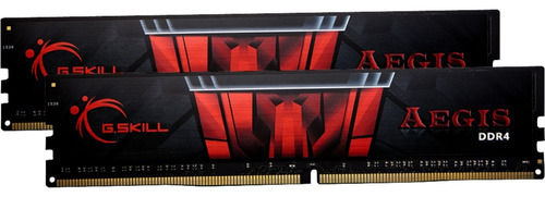 Mem. Ram G.skill Aegis, 32gb (16x2) Ddr4 3200 Mhz. Negro