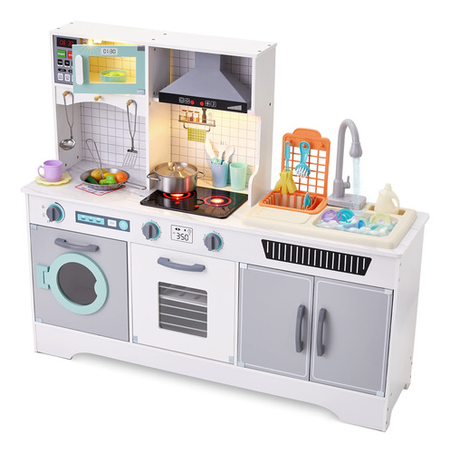 Lil' Jumbl Jumbl - Juego De Cocina De Madera Para Ninos, Fre