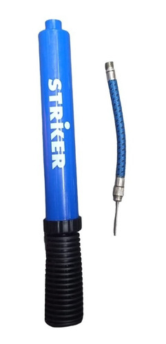 Inflador  Para Pelotas Doble Accion Con Picos Striker Lmr