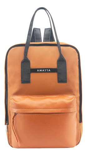 Mochila Con Manijas Amayra Eco Cuero Local Tikal Belgrano