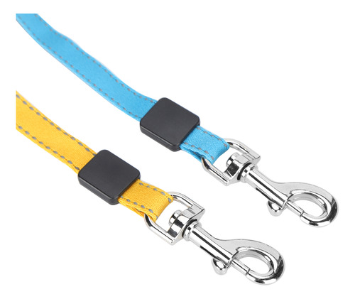 Coleira Dupla Retrátil Para Cães Pet Doublehead Traction Rop