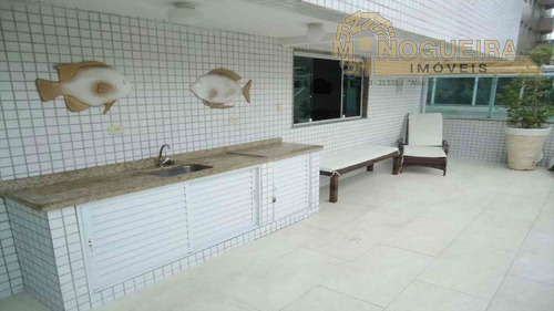 Apartamento Na Praia Grande Tupi 109 M2 Com Varand - 3885