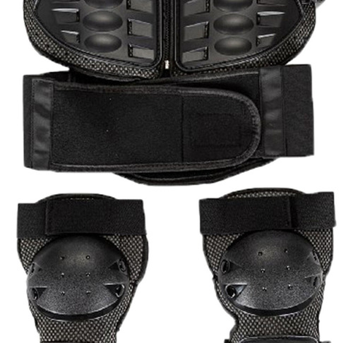 Qcp Niños Motocicleta Traje De Armadura Pecho Protector De