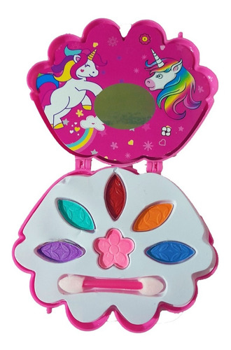 Set De Maquillaje Para Niñas Unicornio Con Espejo