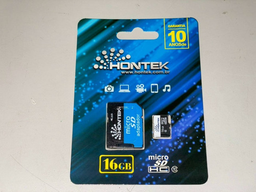 Imagem 1 de 3 de 10 X Cartão Micro Sd Hontek 16gb (10 Unidades)