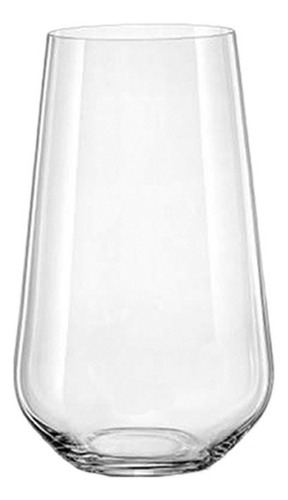 6 Copos De Cristal Long Drink 440 Ml Linha Sandra Bohemia
