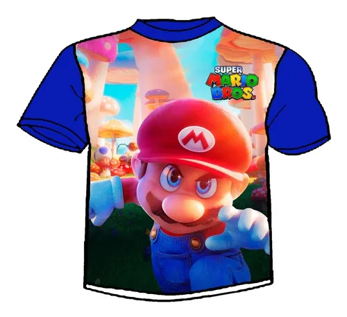 Franelas De Mario Bros La Pel cula Para Ni os Algodon