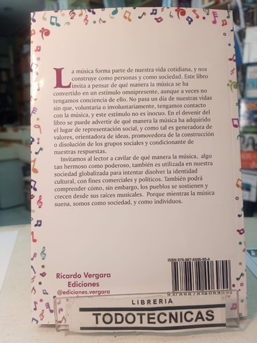 Imagen 2 de 4 de Suena Somos Soy - Musica Como Representacion Social -rv