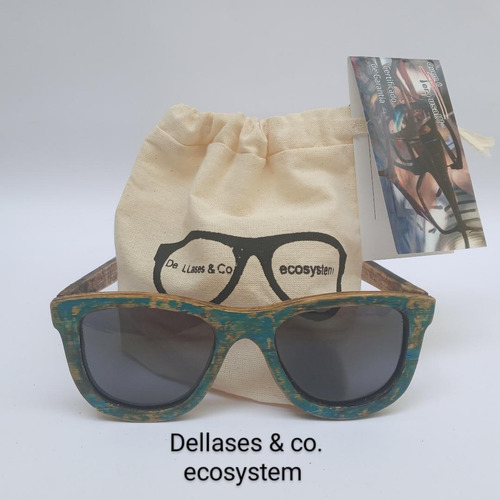 Óculos De Sol De Madeira Personalizado,marca De Llases & Co.