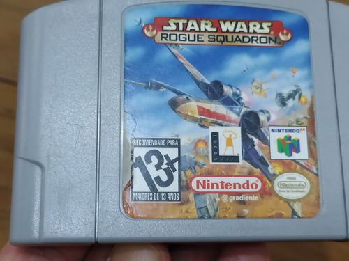 Star Wars Rogue Squadron N64 C/ Caixa Locadora Original (Usado)