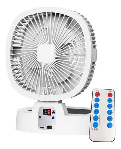 Ventilador Para Acampar Al Aire Libre, Ventilador 10000mah