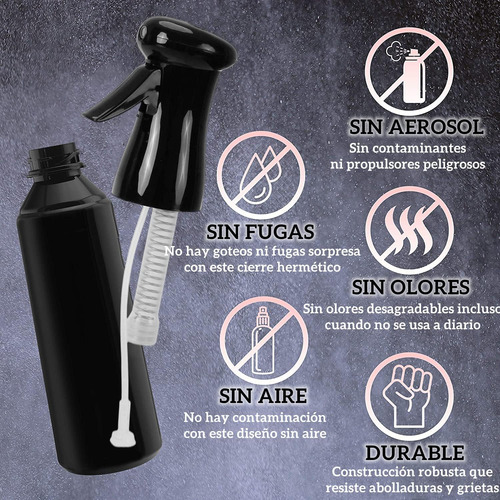 Atomizador Spray De 300 Ml, 3 Atomizadores De Agua