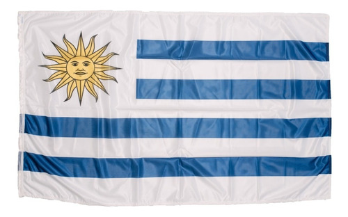 Bandera De Uruguay 1,5x0,90 Metros - Con Envio Gratis 