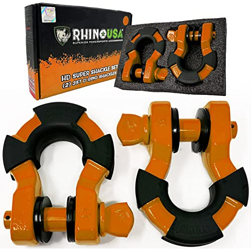 D Ring Super Shackles 70,548lb Break Strength  Heavy...