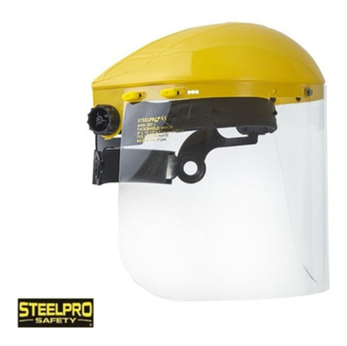 Careta Esmerilar Visor Sin Ribete Steelpro