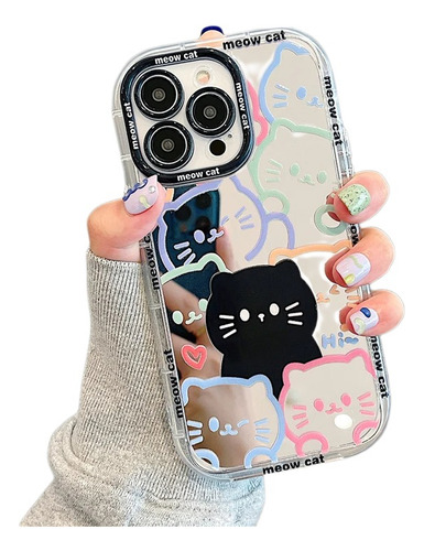Funda Para iPhone Case Uso Rudo Con Espejo+proteccion Camara