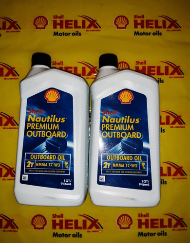 Aceite 2 Tiempos Fuera De Borda Shell Nautillus 