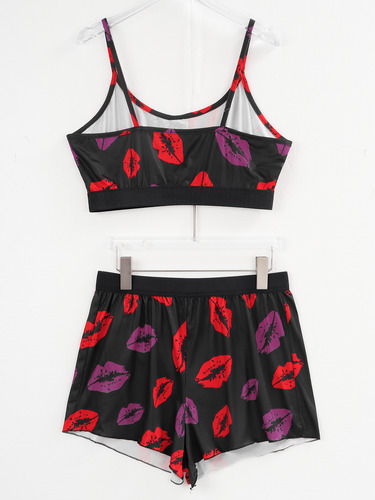 Conjunto De Pijama Verano Mujer Short Y Top De Tirantes