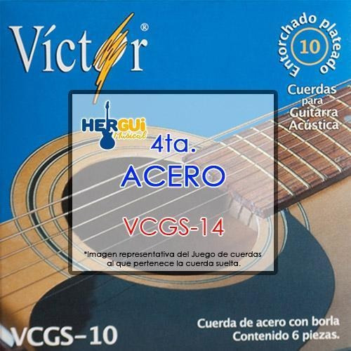 Cuerda 4ta. De Acero Victor Vcgs-14