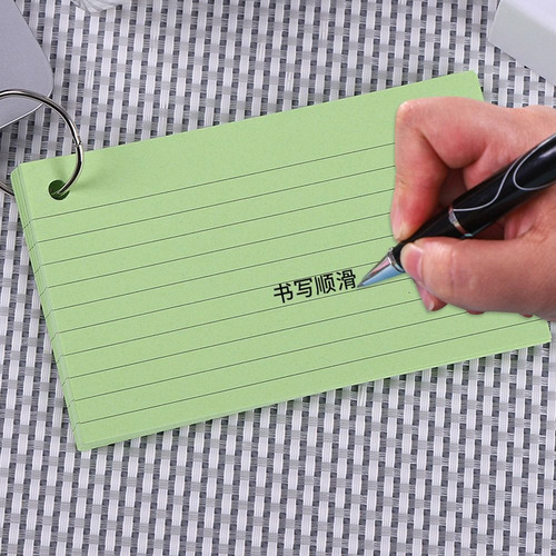 Folder Memo Book, Tarjetas De Revisión De Hojas Sueltas Con